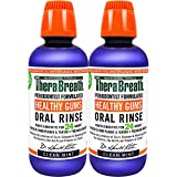 TheraBreath Healthy Gums Periodontist Formulated 24-Hour Oral Rinse with CPC, Clean Mint, 16 Fl Oz (Pack of 2)