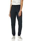 Fruit of the Loom Women's Essentials French Terry Pants and Tri-Blend Tees, Joggers-Black, X-Large
