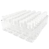 48Pack 2oz Clear Plastic Empty Bottles,Mini Travel Bottles,Empty Clear Plastic Refillable Flip-Top Bottles,Travel for Hand Sanitizer Shampoo Lotion Baby Shower Containers,etc - BPA/No Parabens