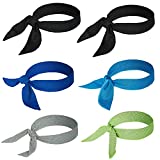 Instant Chill Head Tie Cooling Headbands for Men Women Moisture Wicking Headband Have Cooling Effect