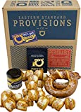Eastern Standard Provisions Let's Get Saucy Gourmet Soft Pretzel Pack, Freshly Baked Meticulously Crafted Artisanal Soft Pretzels & Gourmet Maui Onion Mustard