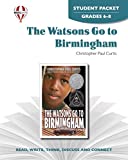 The Watsons Go to Birmingham - Student Packet by Novel Units