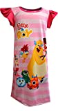 Komar Kids Girls' Esme and Roy Best Monstersitters Toddler Nightgown (4T) Pink