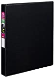 Avery 27250 Durable Binder with Slant Rings, 11 x 8 1/2, 1", Black