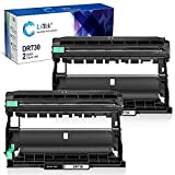 LxTek Compatible Drum Unit Replacement for Brother DR730 DR 730 to Compatible with HL-L2370DW HL-L2350DW HL-L2390DW HL-L2395DW HL-L2370DWXL MFC-L2750DW MFC-L2750DWXL Printer (2 Drum Unit, Black)