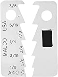 Pack of Two (2) Malco Products - A40 - Sheet Metal Scribe 1/8” to 1”(3 to 25 mm) Dual Edged Point