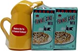 Carnival Funnel Cake Maker Mix 2 Pack & Pitcher Set