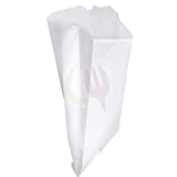 Grease Resistant - Dry Waxed Gusseted Paper Sandwich Bags - White (1000Pcs/Pack)(6 x 0,75 x 6,75)