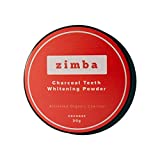 ZIMBA Organic Activated Charcoal Powder - Teeth Whitening Toothpaste Powder - Teeth Whitener - Tooth Whitening - Teeth Whitening Sensitive Teeth - Activated Charcoal Teeth Whitening - Tooth Whitener