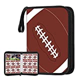 POKONBOY 9-Pocket Football Card Binder, Trading Card Holder with Sleeves Card Collectors Album Hold Up to 720 Cards, Fit for Football Cards Baseball Cards Sport Trading Cards