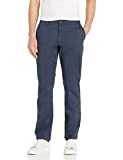 Goodthreads Men's Straight-Fit Washed Comfort Stretch Chino Pant, Navy, 34W x 32L