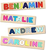 Build a Name Puzzle for Kids, Toddlers Baby Boy Or Girl Educational Wooden Toy Made & Shipped From U.S.A