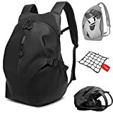 Motorcycle Backpack,Motorcycle Backpacks for Men,Motorcycle Backpack Waterproof,Helmet Backpack - with One Extra Motorcycle Cargo Net