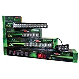 Kill Light Predator Series Blackout LED Driving Light Bar (15", Green)