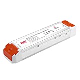 Dimmable LED driver DC12V 120W universal regulated switching power supply, dimmable power supply with dimmer Dimmable low voltage transformer Compatible with Lutron and Leviton for LED Strip Lights