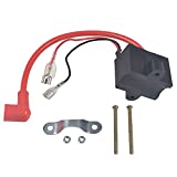 BSHWKP High Performance CDI Ignition Coil Compatible with 49cc - 50cc 60cc 66cc 80cc 2-stroke Engine Motor Motorized Bicycle Bike With Mounting Parts