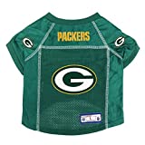 Littlearth NFL Basic Pet Jersey - Sports Jersey Designed for Dogs and Cats, Green Bay Packers, X-Small