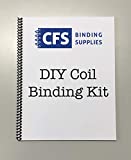 DIY Coil Binding Kit - 25 Books (Includes Pre-Punched Paper & Covers