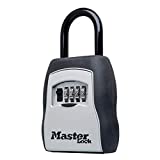 Master Lock Key Lock Box, Outdoor Lock Box for House Keys, Key Safe with Combination Lock, 5 Key Capacity