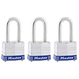 Master Lock Outdoor Padlocks, Lock Set with Keys, Keyed Alike Padlocks, 3 Pack