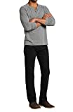 Mavi Men's Matt Classic Mid-Rise Relaxed Straight-Leg Jeans, Black Williamsburg, 33 x 32