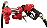 Fill-Rite FR4210HB 12V 20 GPM Fuel Transfer Pump (Unleaded Auto Nozzle, Discharge Hose, Suction Pipe)