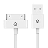 JETech USB Sync and Charging Cable Compatible iPhone 4/4s, iPhone 3G/3GS, iPad 1/2/3, iPod, 3.3 Feet (White)