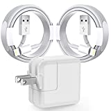 iPad Charger iPhone Charger [Apple MFi Certified] 12W Fast Charging USB Wall Charger Foldable Portable Travel Plug with 2 Pack 6FT Lightning Cable Cord Compatible with iPhone, iPad, Airpods and More