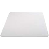 Deflecto EconoMat Clear Chair Mat, Hard Floor Use, Rectangle, Straight Edge, 46” x 60” (CM2E442FCOM)