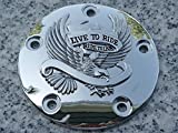 i5 Chrome Eagle Points Cover for Harley Davidson Softail Dyna 1999-2020.