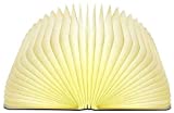Book Light,Folding Book Lamp, Night Light Magicfly USB Rechargable Book Shaped Light,3 Colors Led Table Lamp for Decor, Magnetic Design, Environmentally Material
