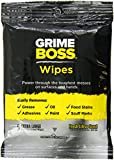 Grime Boss Wipes, 120Count (24 Pack of 5 Wipes Each), Red-4383, Size-4383