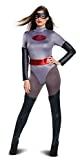 Disguise Women's Elastigirl Adult Classic Costume, Gray, M (8-10)