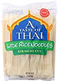 Taste Of Thai Noodle Rice gluten free Extra wide, 16 Ounce (Pack of 1)