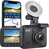 Rove R2-4K Dash Cam Built in WiFi GPS Car Dashboard Camera Recorder with UHD 2160P, 2.4" LCD, 150 Wide Angle, WDR, Night Vision
