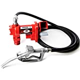 12V DC High-Flow 20 GPM Fuel Transfer Pump for Gasoline, Diesel Fuel, Kerosene, Mineral Spirits, Heptane, Hexane, E15, Biodiesel, and Similar Fuels or Oils