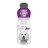 TropiClean Perfect Fur Detangling Dog Shampoo for Breeds with Curly & Wavy Fur, 16 Ounce