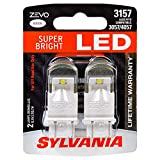 SYLVANIA - 3157 ZEVO LED White Bulb - Bright LED Bulb, Ideal for Daytime Running Lights (DRL) and Back-Up/Reverse Lights (Contains 2 Bulbs)