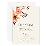 Simply Uncaged Christian Gifts Ministry Appreciation Card for Pastor, Minister, Church Staff, Volunteers, Ministry Appreciation Gift Card for Ministers (Single Card)