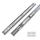 Soft Close Drawer Slides 22 Inch Cabinet Drawer Slides 10 Pairs - LONTAN Ball Bearing Drawer Slides Heavy Duty Full Extension Drawer Slides Dresser Kitchen, 100 LB Capacity