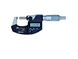 Mitutoyo 293-340-30 Digital Micrometer, Inch/Metric, Ratchet Stop, 0-1" (0-25.4mm) Range, 0.00005" (0.001mm) Resolution, +/-0.00005" Accuracy, Meets IP65 Specifications