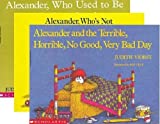 Alexander 3-Book Set: Alexander and the Terrible, Horrible, No Good, Very Bad Day; Alexander Who's N