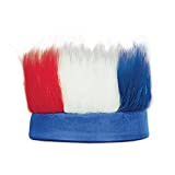 Beistle Patriotic Colorful Hairy Headband, Pkg of 1, Red/White/Blue