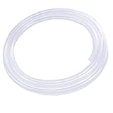 JUNZHIDA Silicone Tubing 4mm ID X 6mm OD Silicone Rubber Tube Food Grade for Pump Transfer, Homebrew Tube 16.4ft