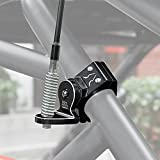 Kemimoto 1PCS Heavy Duty Adjustable UTV Flag Mount Whip Light Mounting Bracket for 1.75 to 2 inch Roll Bar Compatible with Polaris RZR Compatible with Can Am Commander Compatible with Talon 1000