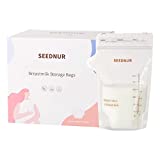 SEEDNUR Breastmilk Storage Bags Breast Pump Bag Breastmilk Storage Container 7 OZ Nursing Bags Breastfeeding Essentials 100 Count