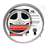 RimPro-Tec Reduce Curb Damage Rim Protector, Rim Savers Designed to Fit Wheels From 13” To 22”, Silver Rim Protector with Silver Outer with 4X Inner And 4X Base, Rim Protector for Car Wheels.