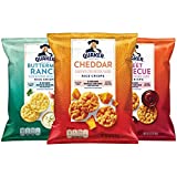 Quaker Rice Crisps, Gluten Free, 3 Flavor, Single Serve, 0.67 (Pack of 30), Savory Variety Pack, 20.1 Oz