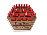 Personalized Wooden Game Piece Holder Organizer Accessories - Compatible with Settlers of Catan