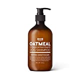 Purplebone Oatmeal Dog Shampoo, 500ml Concentrate | For Cleaning Dirty Coats | Soothes Itchy, Sensitive Skin & Reduces Irritation | With Coconut & Sweet Almond Oil | Natural Dog Grooming Products